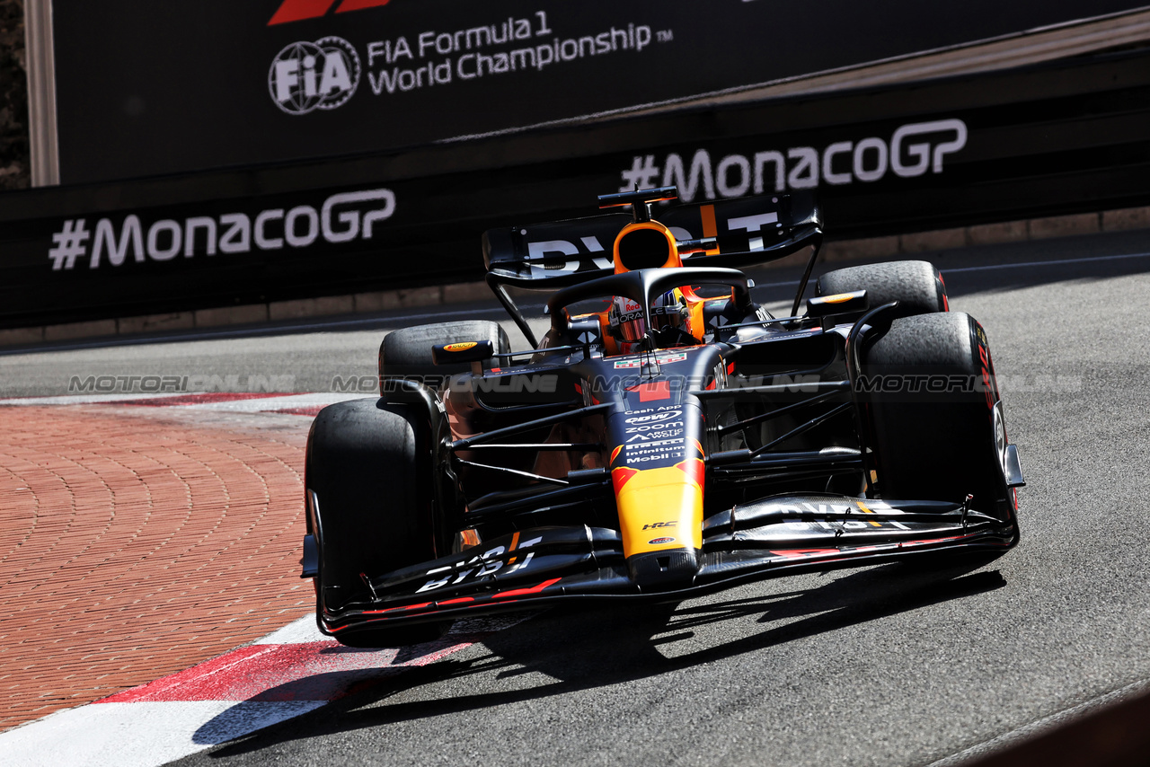 GP MONACO, Max Verstappen (NLD) Red Bull Racing RB19.

27.05.2023. Formula 1 World Championship, Rd 7, Monaco Grand Prix, Monte Carlo, Monaco, Qualifiche Day.

- www.xpbimages.com, EMail: requests@xpbimages.com ¬© Copyright: Bearne / XPB Images