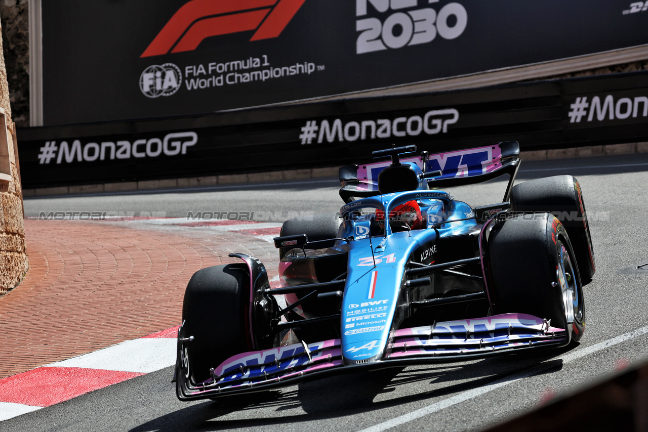 GP MONACO, Esteban Ocon (FRA) Alpine F1 Team A523.

27.05.2023. Formula 1 World Championship, Rd 7, Monaco Grand Prix, Monte Carlo, Monaco, Qualifiche Day.

- www.xpbimages.com, EMail: requests@xpbimages.com ¬© Copyright: Bearne / XPB Images
