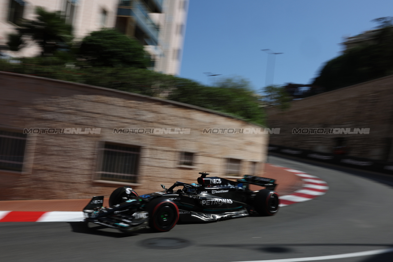 GP MONACO, George Russell (GBR) Mercedes AMG F1 W14.

27.05.2023. Formula 1 World Championship, Rd 7, Monaco Grand Prix, Monte Carlo, Monaco, Qualifiche Day.

- www.xpbimages.com, EMail: requests@xpbimages.com ¬© Copyright: Bearne / XPB Images