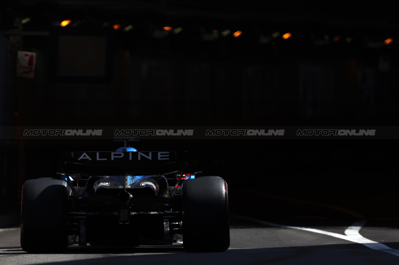 GP MONACO, Esteban Ocon (FRA) Alpine F1 Team A523.

27.05.2023. Formula 1 World Championship, Rd 7, Monaco Grand Prix, Monte Carlo, Monaco, Qualifiche Day.

- www.xpbimages.com, EMail: requests@xpbimages.com ¬© Copyright: Bearne / XPB Images