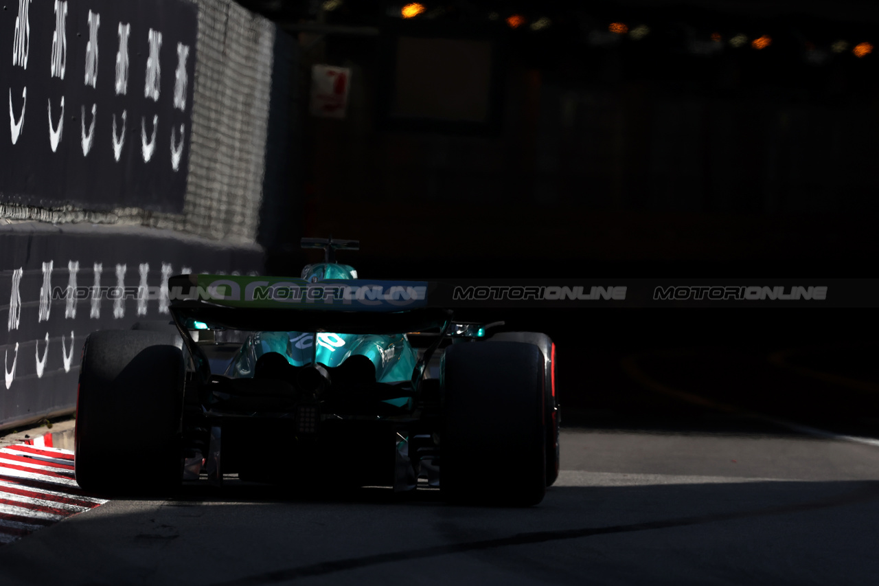 GP MONACO, Lance Stroll (CDN) Aston Martin F1 Team AMR23.

27.05.2023. Formula 1 World Championship, Rd 7, Monaco Grand Prix, Monte Carlo, Monaco, Qualifiche Day.

- www.xpbimages.com, EMail: requests@xpbimages.com ¬© Copyright: Bearne / XPB Images
