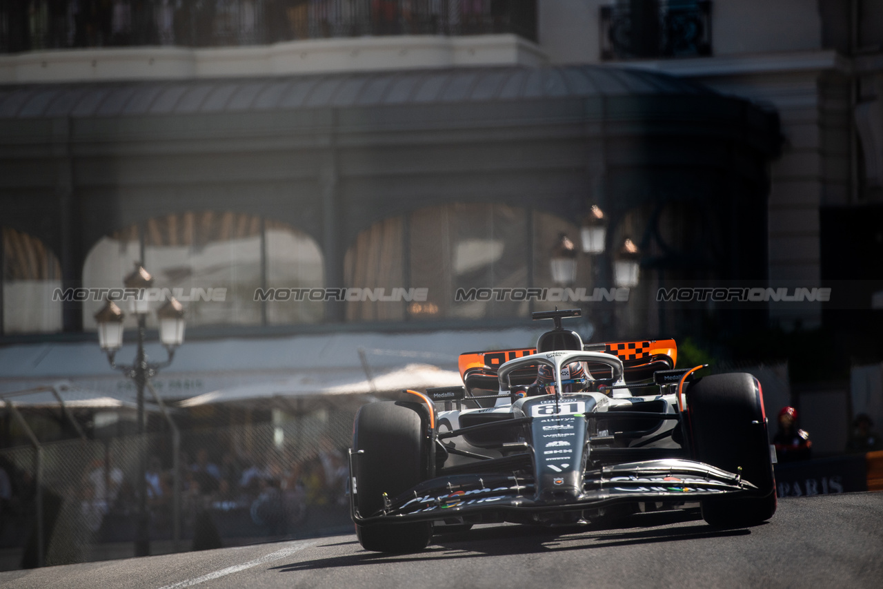 GP MONACO, Oscar Piastri (AUS) McLaren MCL60.

27.05.2023. Formula 1 World Championship, Rd 7, Monaco Grand Prix, Monte Carlo, Monaco, Qualifiche Day.

- www.xpbimages.com, EMail: requests@xpbimages.com ¬© Copyright: Price / XPB Images