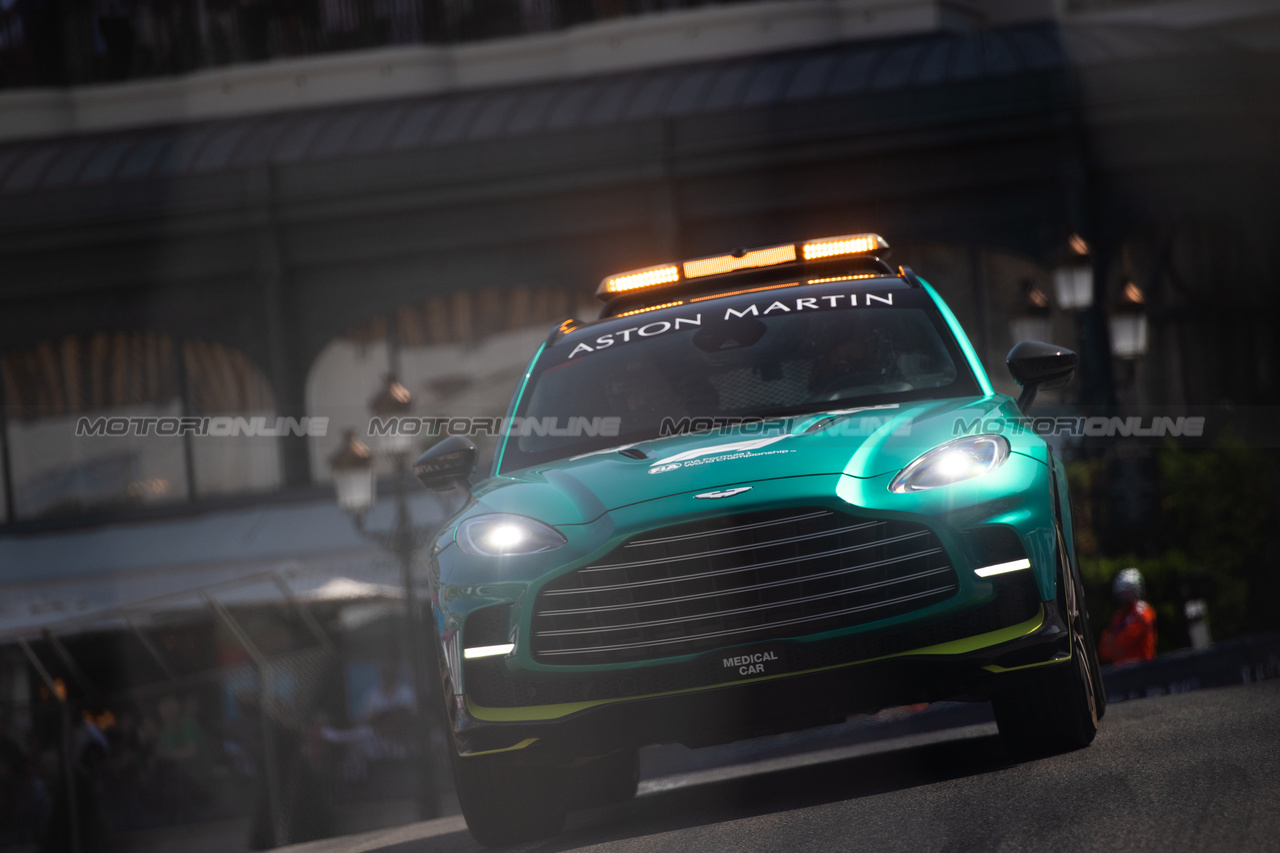 GP MONACO, Aston Martin FIA Medical Car.

27.05.2023. Formula 1 World Championship, Rd 7, Monaco Grand Prix, Monte Carlo, Monaco, Qualifiche Day.

- www.xpbimages.com, EMail: requests@xpbimages.com ¬© Copyright: Price / XPB Images