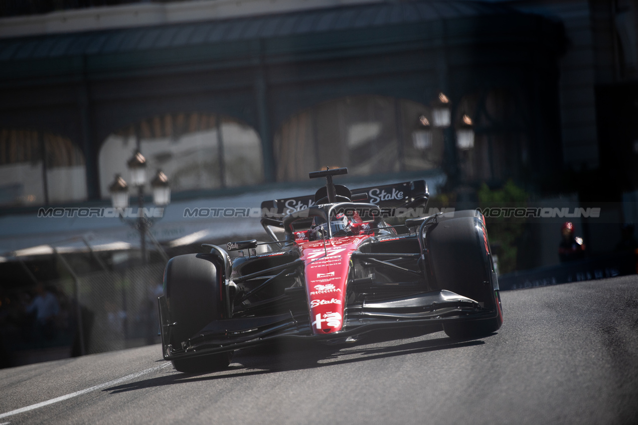 GP MONACO, Valtteri Bottas (FIN) Alfa Romeo F1 Team C43.

27.05.2023. Formula 1 World Championship, Rd 7, Monaco Grand Prix, Monte Carlo, Monaco, Qualifiche Day.

- www.xpbimages.com, EMail: requests@xpbimages.com ¬© Copyright: Price / XPB Images
