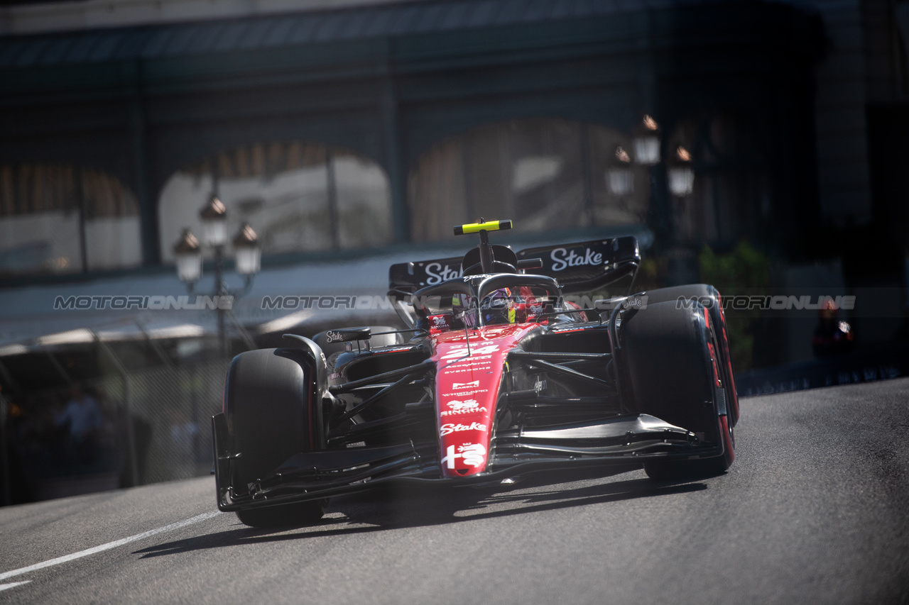 GP MONACO, Zhou Guanyu (CHN) Alfa Romeo F1 Team C43.

27.05.2023. Formula 1 World Championship, Rd 7, Monaco Grand Prix, Monte Carlo, Monaco, Qualifiche Day.

- www.xpbimages.com, EMail: requests@xpbimages.com ¬© Copyright: Price / XPB Images