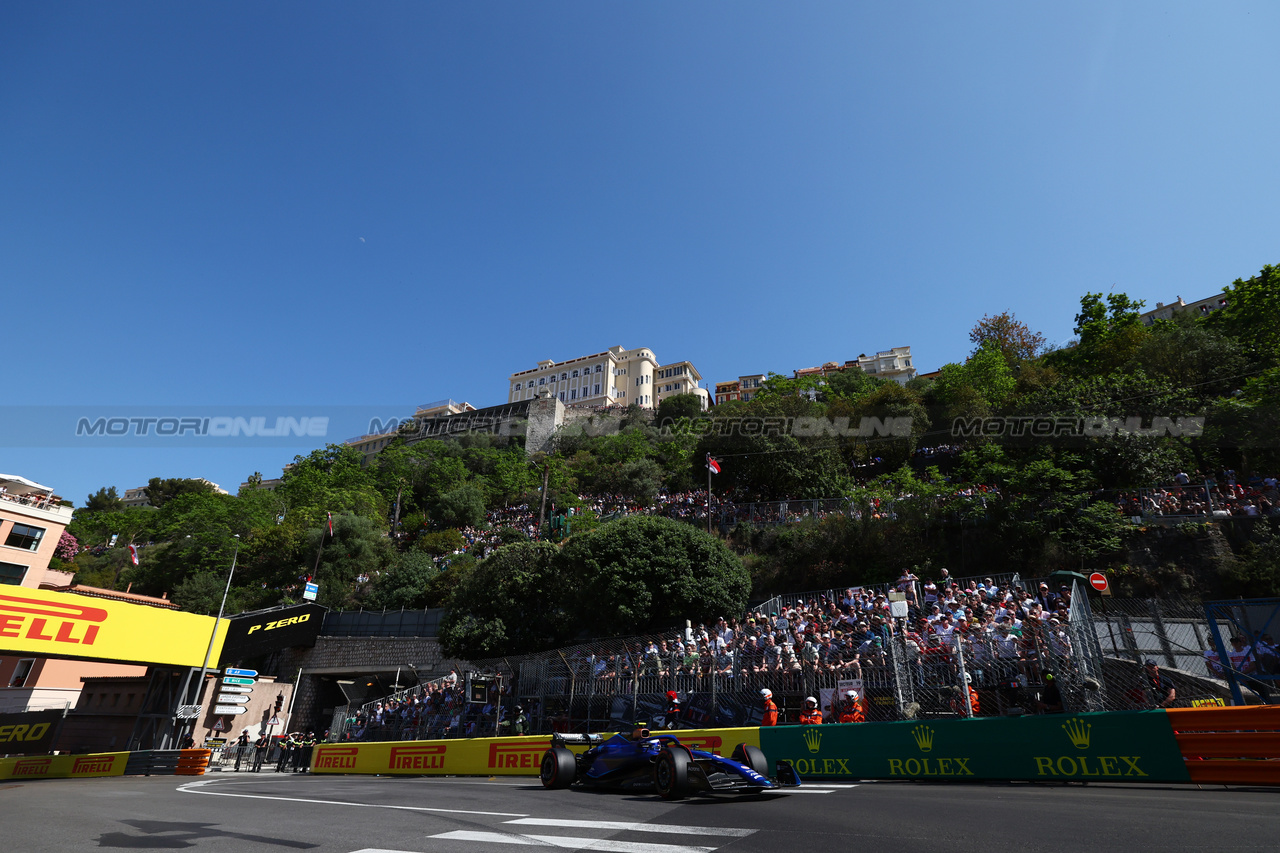 GP MONACO, Logan Sargeant (USA) Williams Racing FW45.

27.05.2023. Formula 1 World Championship, Rd 7, Monaco Grand Prix, Monte Carlo, Monaco, Qualifiche Day.

 - www.xpbimages.com, EMail: requests@xpbimages.com ¬© Copyright: Coates / XPB Images
