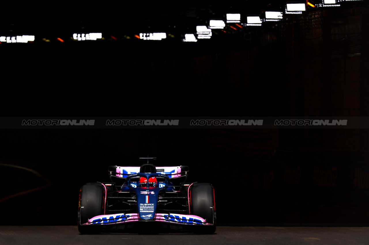 GP MONACO, Esteban Ocon (FRA), Alpine F1 Team 
27.05.2023. Formula 1 World Championship, Rd 7, Monaco Grand Prix, Monte Carlo, Monaco, Qualifiche Day.
- www.xpbimages.com, EMail: requests@xpbimages.com ¬© Copyright: Charniaux / XPB Images
