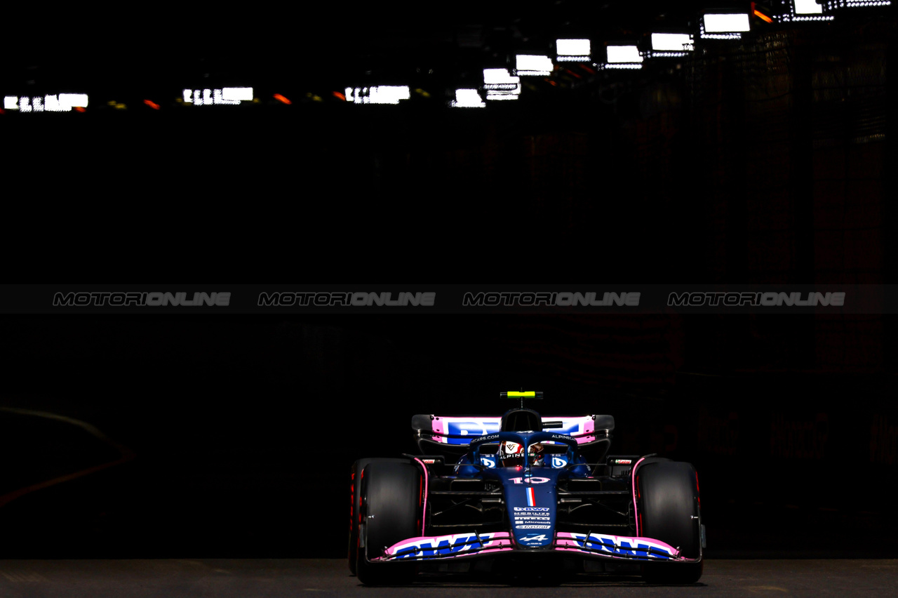 GP MONACO, Pierre Gasly (FRA), Alpine F1 Team 
27.05.2023. Formula 1 World Championship, Rd 7, Monaco Grand Prix, Monte Carlo, Monaco, Qualifiche Day.
- www.xpbimages.com, EMail: requests@xpbimages.com ¬© Copyright: Charniaux / XPB Images
