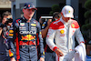 GP MONACO, (L to R): Pole sitter Max Verstappen (NLD) Red Bull Racing with third placed Charles Leclerc (MON) Ferrari in qualifying parc ferme.
27.05.2023. Formula 1 World Championship, Rd 7, Monaco Grand Prix, Monte Carlo, Monaco, Qualifiche Day.
- www.xpbimages.com, EMail: requests@xpbimages.com ¬© Copyright: Batchelor / XPB Images