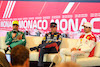 GP MONACO, (L to R): Fernando Alonso (ESP) Aston Martin F1 Team; Max Verstappen (NLD) Red Bull Racing; e Charles Leclerc (MON) Ferrari, in the post qualifying FIA Press Conference.
27.05.2023. Formula 1 World Championship, Rd 7, Monaco Grand Prix, Monte Carlo, Monaco, Qualifiche Day.
- www.xpbimages.com, EMail: requests@xpbimages.com ¬© Copyright: Price / XPB Images