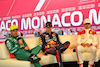 GP MONACO, (L to R): Fernando Alonso (ESP) Aston Martin F1 Team; Max Verstappen (NLD) Red Bull Racing; e Charles Leclerc (MON) Ferrari, in the post qualifying FIA Press Conference.
27.05.2023. Formula 1 World Championship, Rd 7, Monaco Grand Prix, Monte Carlo, Monaco, Qualifiche Day.
- www.xpbimages.com, EMail: requests@xpbimages.com ¬© Copyright: Price / XPB Images