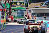 GP MONACO, Esteban Ocon (FRA) Alpine F1 Team A523 e Pierre Gasly (FRA) Alpine F1 Team A523 leave the pits with other cars during qualifying.
27.05.2023. Formula 1 World Championship, Rd 7, Monaco Grand Prix, Monte Carlo, Monaco, Qualifiche Day.
- www.xpbimages.com, EMail: requests@xpbimages.com ¬© Copyright: Batchelor / XPB Images