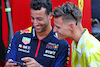 GP MONACO, (L to R): Daniel Ricciardo (AUS) Red Bull Racing Reserve e Third Driver with Fabio Quartararo (FRA) MotoGP Motorcycle Rider.
27.05.2023. Formula 1 World Championship, Rd 7, Monaco Grand Prix, Monte Carlo, Monaco, Qualifiche Day.
 - www.xpbimages.com, EMail: requests@xpbimages.com ¬© Copyright: Coates / XPB Images