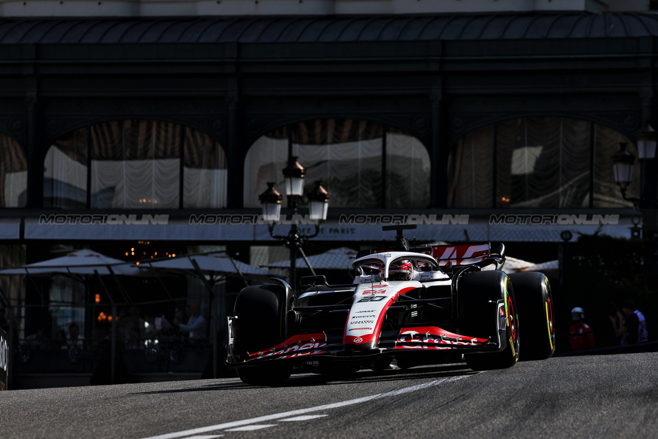 GP MONACO, Kevin Magnussen (DEN) Haas VF-23.

26.05.2023. Formula 1 World Championship, Rd 7, Monaco Grand Prix, Monte Carlo, Monaco, Practice Day.

- www.xpbimages.com, EMail: requests@xpbimages.com ¬© Copyright: Moy / XPB Images
