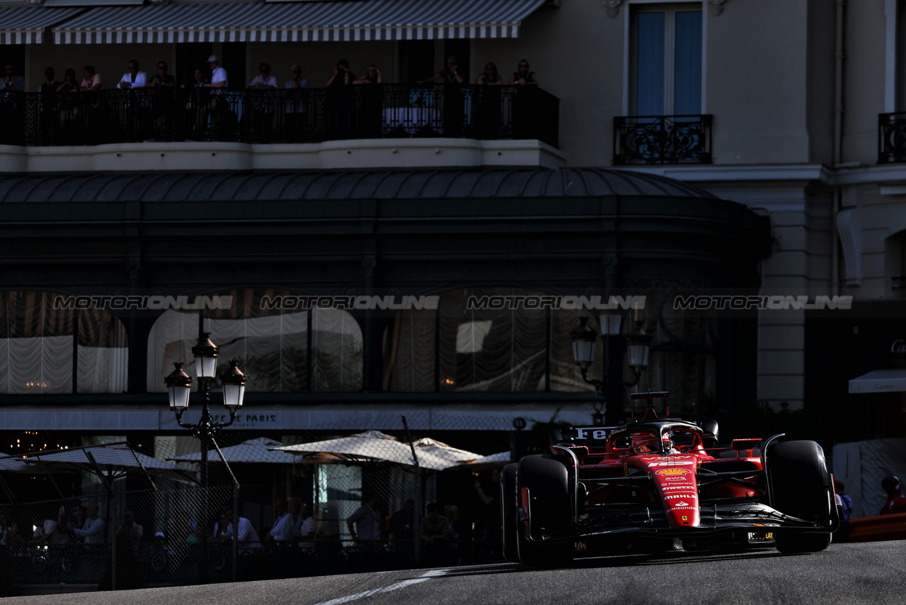 GP MONACO, Charles Leclerc (MON) Ferrari SF-23.

26.05.2023. Formula 1 World Championship, Rd 7, Monaco Grand Prix, Monte Carlo, Monaco, Practice Day.

- www.xpbimages.com, EMail: requests@xpbimages.com ¬© Copyright: Moy / XPB Images
