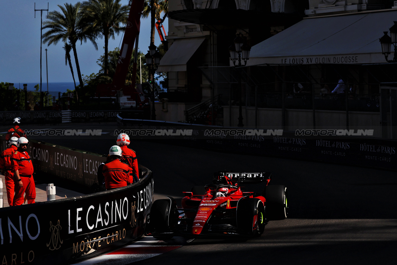 GP MONACO, Charles Leclerc (MON) Ferrari SF-23.

26.05.2023. Formula 1 World Championship, Rd 7, Monaco Grand Prix, Monte Carlo, Monaco, Practice Day.

- www.xpbimages.com, EMail: requests@xpbimages.com ¬© Copyright: Moy / XPB Images