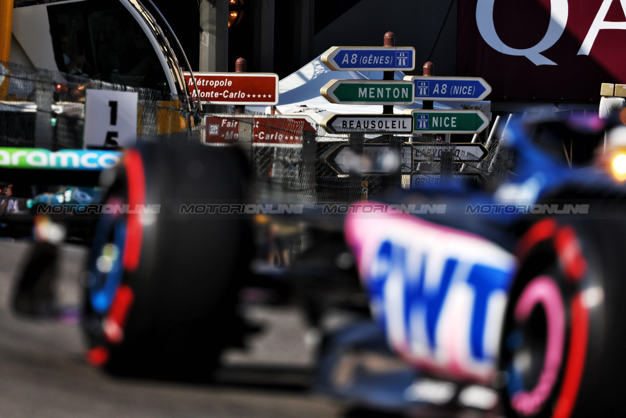 GP MONACO, Pierre Gasly (FRA) Alpine F1 Team A523.

26.05.2023. Formula 1 World Championship, Rd 7, Monaco Grand Prix, Monte Carlo, Monaco, Practice Day.

- www.xpbimages.com, EMail: requests@xpbimages.com ¬© Copyright: Moy / XPB Images