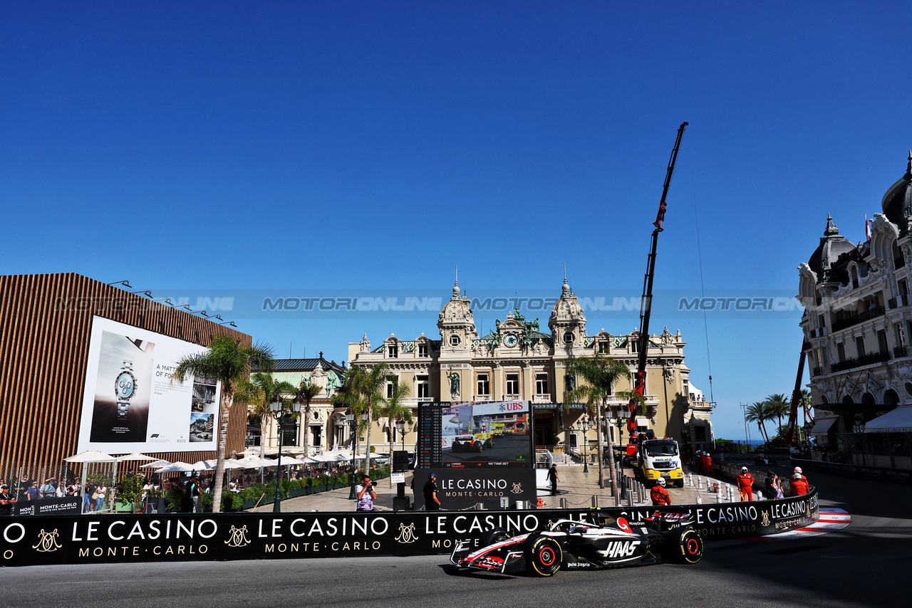 GP MONACO, Nico Hulkenberg (GER) Haas VF-23.

26.05.2023. Formula 1 World Championship, Rd 7, Monaco Grand Prix, Monte Carlo, Monaco, Practice Day.

- www.xpbimages.com, EMail: requests@xpbimages.com ¬© Copyright: Moy / XPB Images