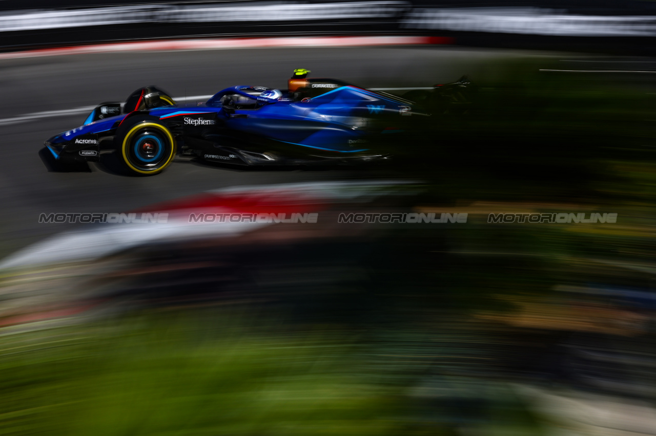 GP MONACO, Logan Sargeant (USA), Williams F1 Team  
26.05.2023. Formula 1 World Championship, Rd 7, Monaco Grand Prix, Monte Carlo, Monaco, Practice Day.
- www.xpbimages.com, EMail: requests@xpbimages.com ¬© Copyright: Charniaux / XPB Images