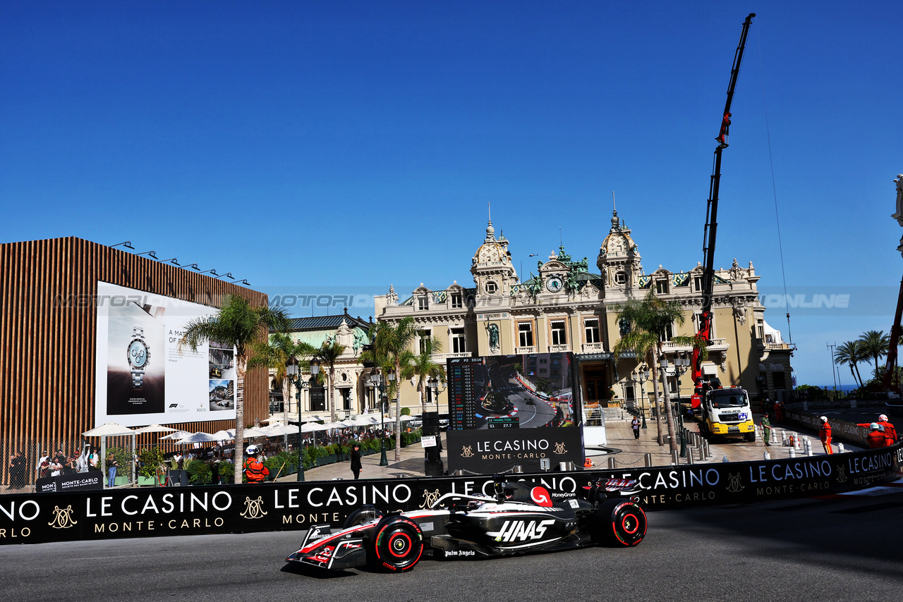 GP MONACO, Kevin Magnussen (DEN) Haas VF-23.

26.05.2023. Formula 1 World Championship, Rd 7, Monaco Grand Prix, Monte Carlo, Monaco, Practice Day.

- www.xpbimages.com, EMail: requests@xpbimages.com ¬© Copyright: Moy / XPB Images