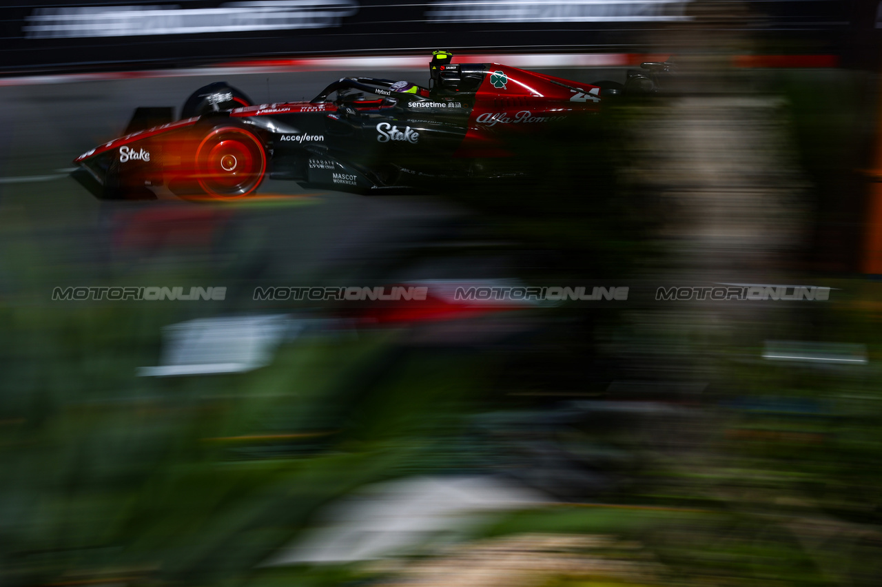 GP MONACO, Guanyu Zhou (CHI), Alfa Romeo Racing 
26.05.2023. Formula 1 World Championship, Rd 7, Monaco Grand Prix, Monte Carlo, Monaco, Practice Day.
- www.xpbimages.com, EMail: requests@xpbimages.com ¬© Copyright: Charniaux / XPB Images