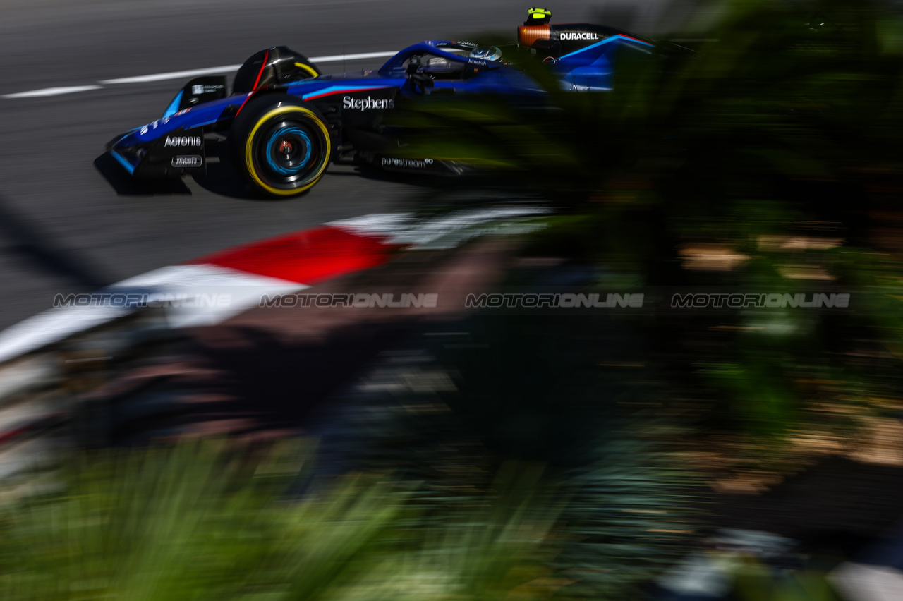 GP MONACO, Logan Sargeant (USA), Williams F1 Team  
26.05.2023. Formula 1 World Championship, Rd 7, Monaco Grand Prix, Monte Carlo, Monaco, Practice Day.
- www.xpbimages.com, EMail: requests@xpbimages.com ¬© Copyright: Charniaux / XPB Images