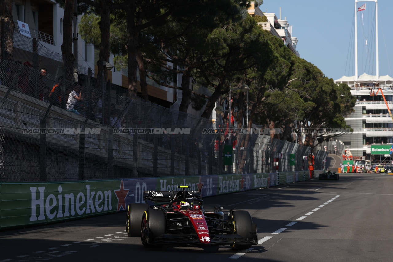 GP MONACO, Zhou Guanyu (CHN) Alfa Romeo F1 Team C43.

26.05.2023. Formula 1 World Championship, Rd 7, Monaco Grand Prix, Monte Carlo, Monaco, Practice Day.

- www.xpbimages.com, EMail: requests@xpbimages.com ¬© Copyright: Bearne / XPB Images