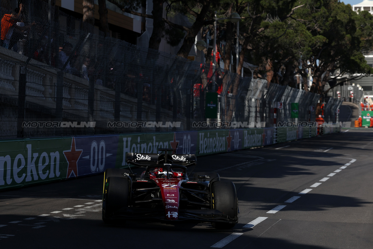 GP MONACO, Valtteri Bottas (FIN) Alfa Romeo F1 Team C43.

26.05.2023. Formula 1 World Championship, Rd 7, Monaco Grand Prix, Monte Carlo, Monaco, Practice Day.

- www.xpbimages.com, EMail: requests@xpbimages.com ¬© Copyright: Bearne / XPB Images