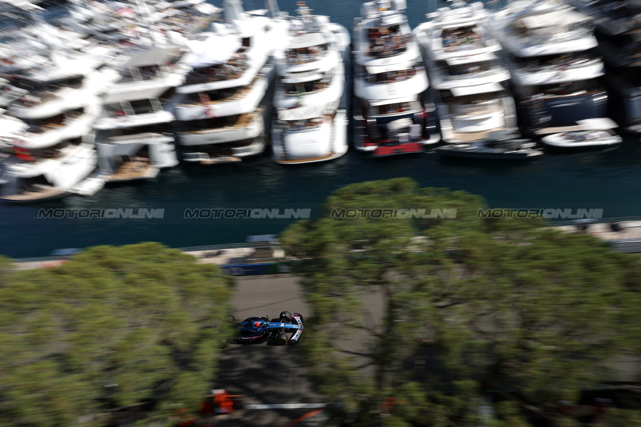 GP MONACO, Esteban Ocon (FRA) Alpine F1 Team A523.

26.05.2023. Formula 1 World Championship, Rd 7, Monaco Grand Prix, Monte Carlo, Monaco, Practice Day.

- www.xpbimages.com, EMail: requests@xpbimages.com ¬© Copyright: Bearne / XPB Images