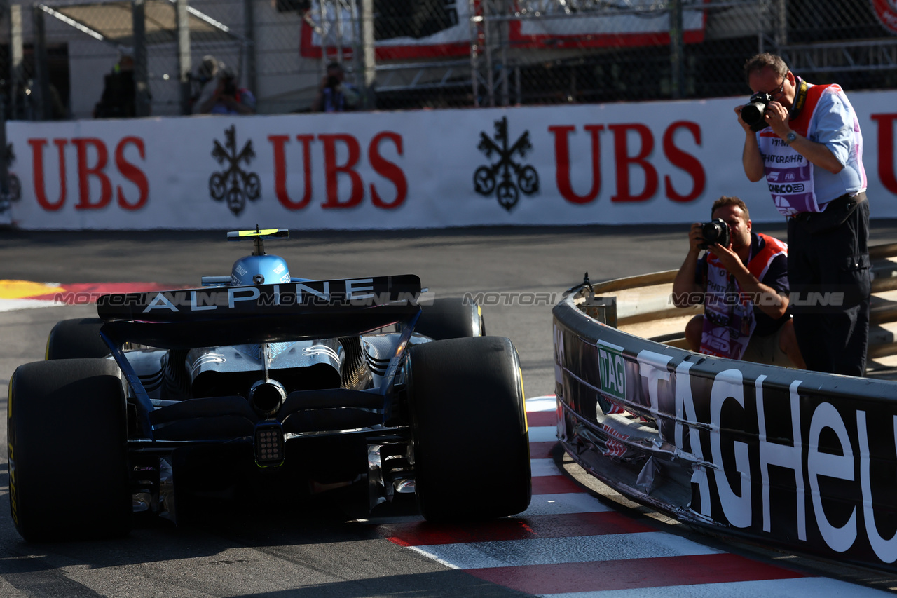 GP MONACO, Pierre Gasly (FRA) Alpine F1 Team A523.

26.05.2023. Formula 1 World Championship, Rd 7, Monaco Grand Prix, Monte Carlo, Monaco, Practice Day.

 - www.xpbimages.com, EMail: requests@xpbimages.com ¬© Copyright: Coates / XPB Images