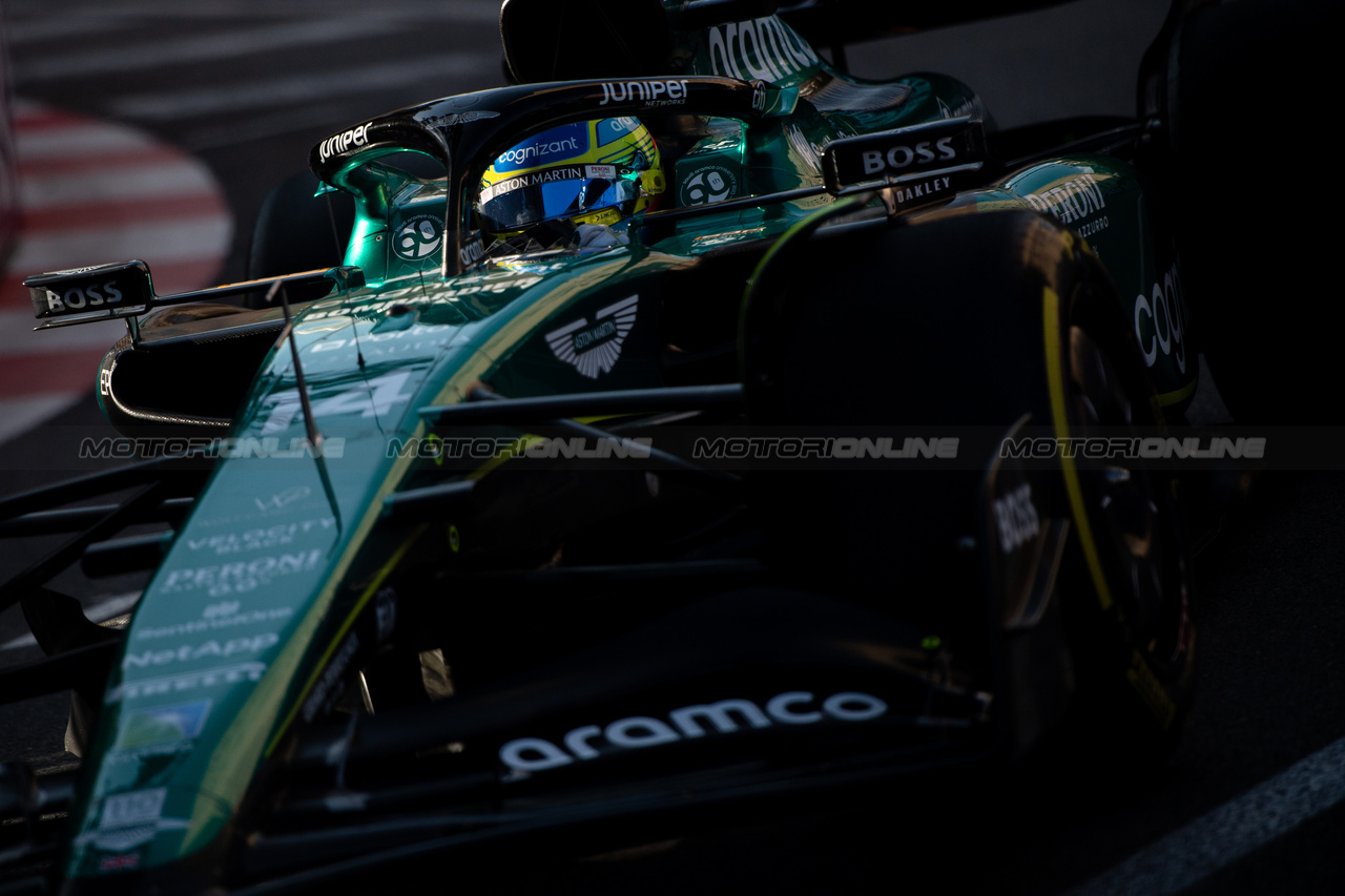 GP MONACO, Fernando Alonso (ESP) Aston Martin F1 Team AMR23.

26.05.2023. Formula 1 World Championship, Rd 7, Monaco Grand Prix, Monte Carlo, Monaco, Practice Day.

- www.xpbimages.com, EMail: requests@xpbimages.com ¬© Copyright: Price / XPB Images