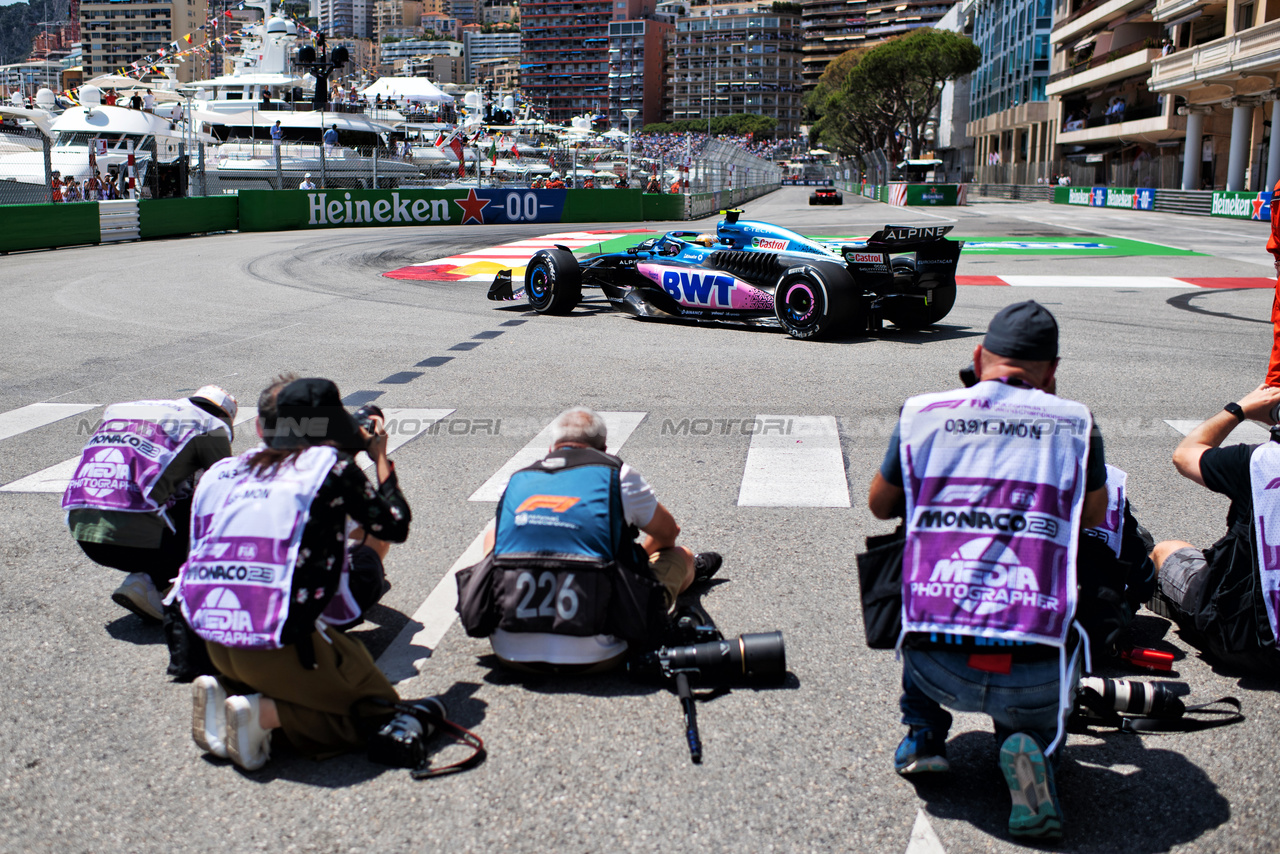 GP MONACO, Pierre Gasly (FRA) Alpine F1 Team A523.

26.05.2023. Formula 1 World Championship, Rd 7, Monaco Grand Prix, Monte Carlo, Monaco, Practice Day.

- www.xpbimages.com, EMail: requests@xpbimages.com ¬© Copyright: Price / XPB Images