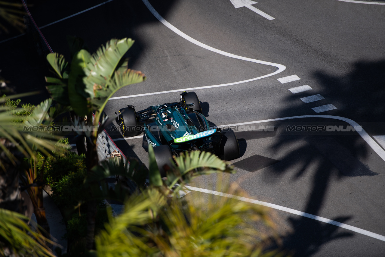 GP MONACO, Lance Stroll (CDN) Aston Martin F1 Team AMR23.

26.05.2023. Formula 1 World Championship, Rd 7, Monaco Grand Prix, Monte Carlo, Monaco, Practice Day.

- www.xpbimages.com, EMail: requests@xpbimages.com ¬© Copyright: Price / XPB Images