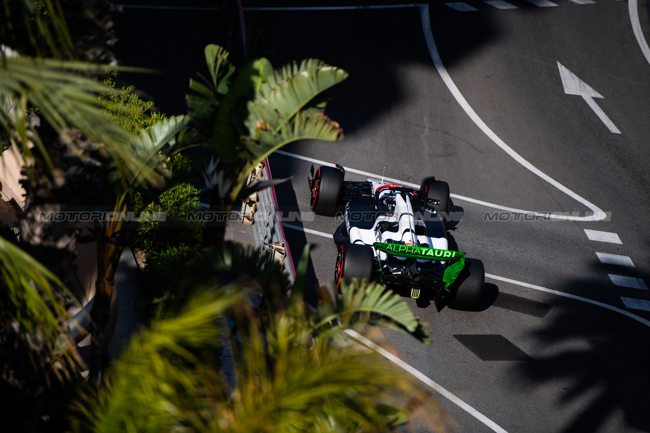 GP MONACO, Nyck de Vries (NLD) AlphaTauri AT04.

26.05.2023. Formula 1 World Championship, Rd 7, Monaco Grand Prix, Monte Carlo, Monaco, Practice Day.

- www.xpbimages.com, EMail: requests@xpbimages.com ¬© Copyright: Price / XPB Images