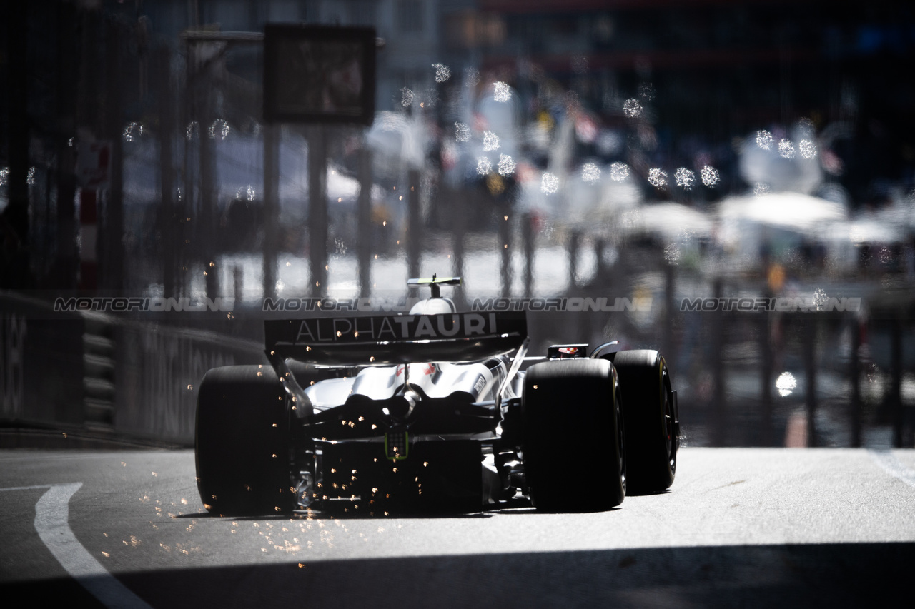 GP MONACO, Yuki Tsunoda (JPN) AlphaTauri AT04.

26.05.2023. Formula 1 World Championship, Rd 7, Monaco Grand Prix, Monte Carlo, Monaco, Practice Day.

- www.xpbimages.com, EMail: requests@xpbimages.com ¬© Copyright: Price / XPB Images