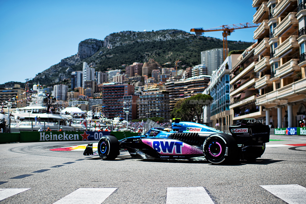GP MONACO, Pierre Gasly (FRA) Alpine F1 Team A523.

26.05.2023. Formula 1 World Championship, Rd 7, Monaco Grand Prix, Monte Carlo, Monaco, Practice Day.

- www.xpbimages.com, EMail: requests@xpbimages.com ¬© Copyright: Price / XPB Images