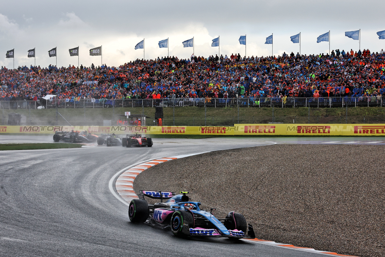 GP OLANDA, Pierre Gasly (FRA) Alpine F1 Team A523.

27.08.2023. Formula 1 World Championship, Rd 14, Dutch Grand Prix, Zandvoort, Netherlands, Gara Day.

- www.xpbimages.com, EMail: requests@xpbimages.com © Copyright: Moy / XPB Images