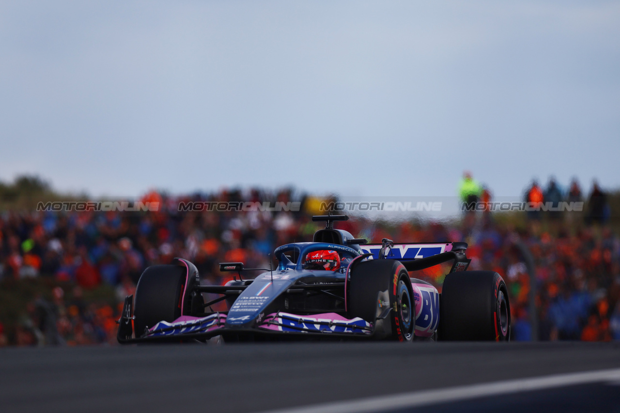GP OLANDA, Esteban Ocon (FRA) Alpine F1 Team A523.

27.08.2023. Formula 1 World Championship, Rd 14, Dutch Grand Prix, Zandvoort, Netherlands, Gara Day.

 - www.xpbimages.com, EMail: requests@xpbimages.com © Copyright: Staley / XPB Images