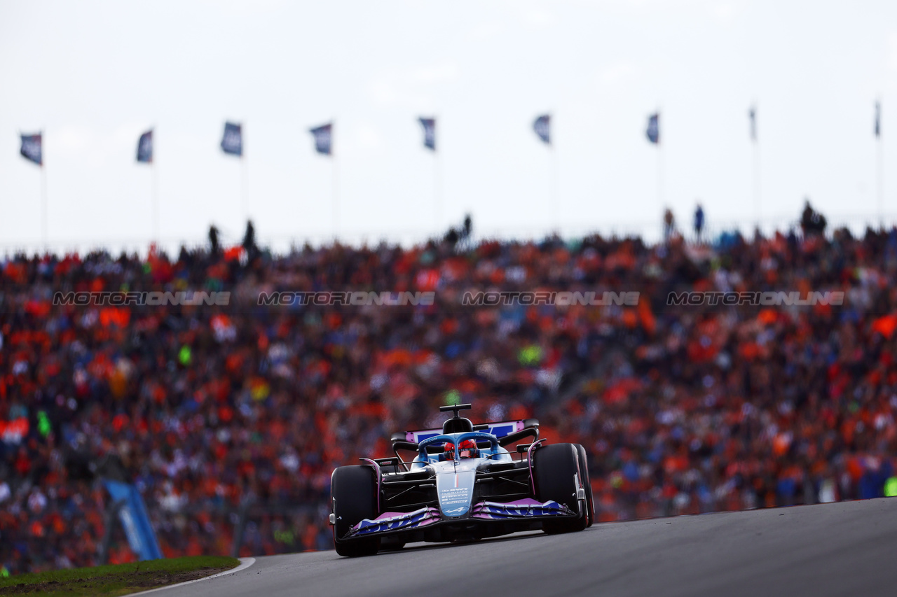 GP OLANDA, Esteban Ocon (FRA) Alpine F1 Team A523.

27.08.2023. Formula 1 World Championship, Rd 14, Dutch Grand Prix, Zandvoort, Netherlands, Gara Day.

 - www.xpbimages.com, EMail: requests@xpbimages.com © Copyright: Staley / XPB Images