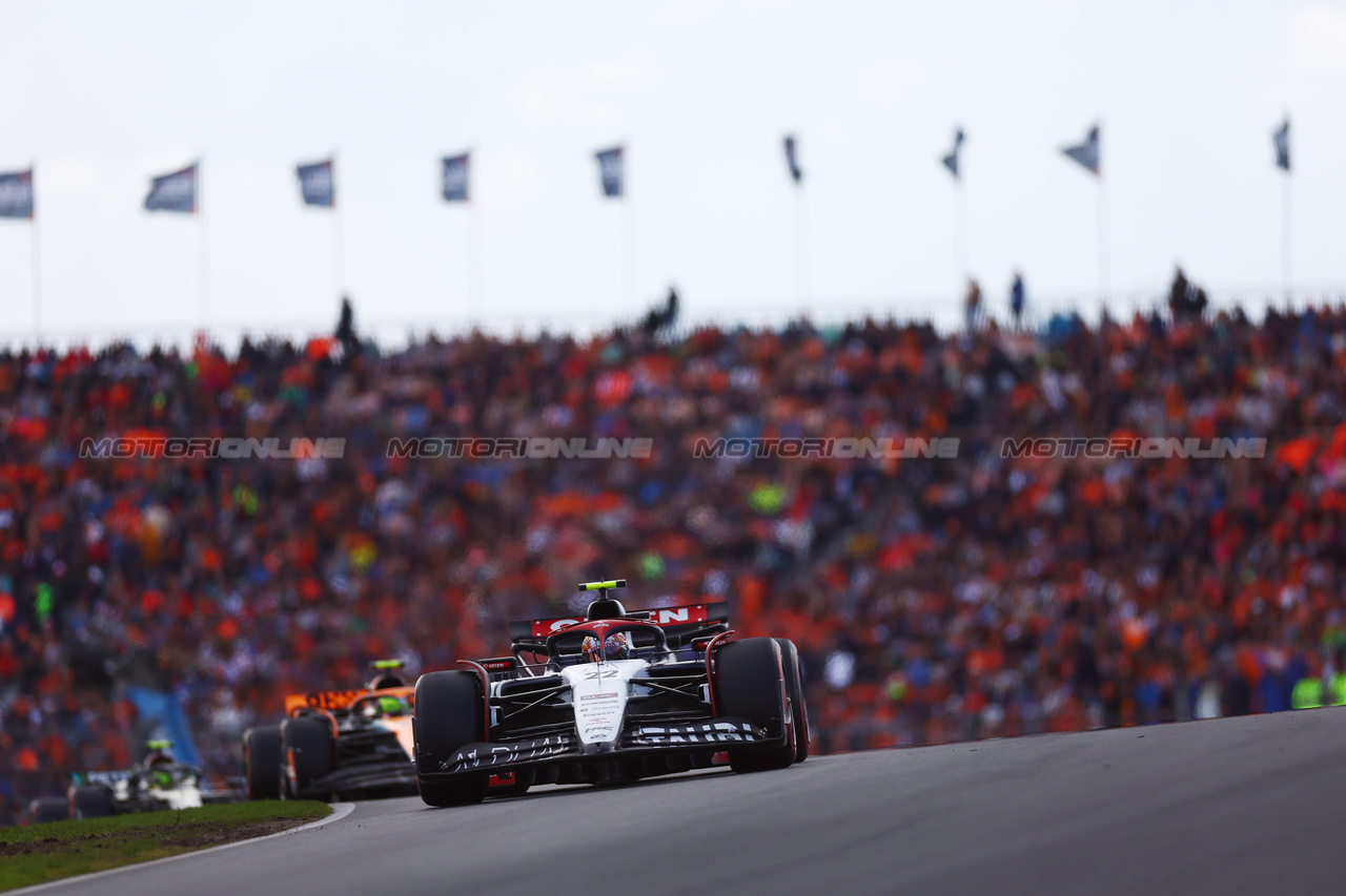 GP OLANDA, Yuki Tsunoda (JPN) AlphaTauri AT04.

27.08.2023. Formula 1 World Championship, Rd 14, Dutch Grand Prix, Zandvoort, Netherlands, Gara Day.

 - www.xpbimages.com, EMail: requests@xpbimages.com © Copyright: Staley / XPB Images