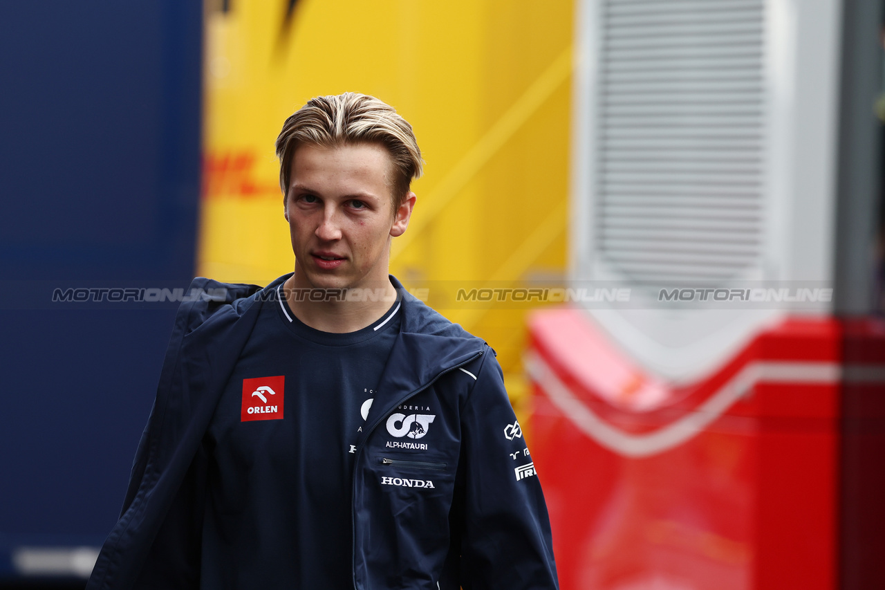 GP OLANDA, Liam Lawson (NZL) AlphaTauri.

27.08.2023. Formula 1 World Championship, Rd 14, Dutch Grand Prix, Zandvoort, Netherlands, Gara Day.

- www.xpbimages.com, EMail: requests@xpbimages.com © Copyright: Moy / XPB Images