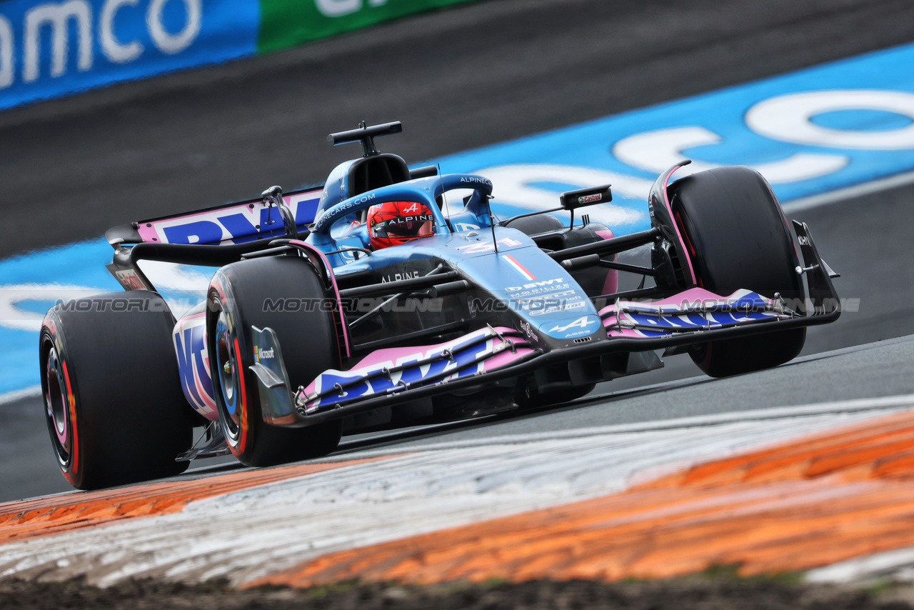 GP OLANDA, Esteban Ocon (FRA) Alpine F1 Team A523.

27.08.2023. Formula 1 World Championship, Rd 14, Dutch Grand Prix, Zandvoort, Netherlands, Gara Day.

- www.xpbimages.com, EMail: requests@xpbimages.com © Copyright: Bearne / XPB Images