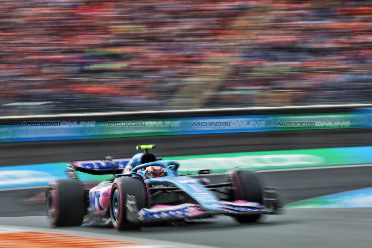 GP OLANDA, Pierre Gasly (FRA) Alpine F1 Team A523.

27.08.2023. Formula 1 World Championship, Rd 14, Dutch Grand Prix, Zandvoort, Netherlands, Gara Day.

- www.xpbimages.com, EMail: requests@xpbimages.com © Copyright: Bearne / XPB Images