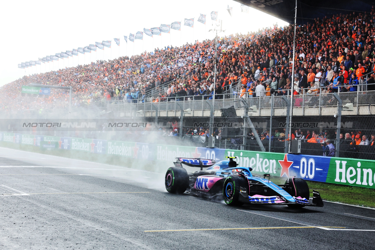 GP OLANDA, Pierre Gasly (FRA) Alpine F1 Team A523.

27.08.2023. Formula 1 World Championship, Rd 14, Dutch Grand Prix, Zandvoort, Netherlands, Gara Day.

- www.xpbimages.com, EMail: requests@xpbimages.com © Copyright: Bearne / XPB Images