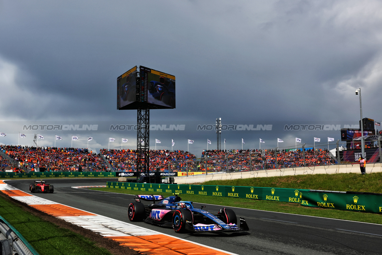 GP OLANDA, Pierre Gasly (FRA) Alpine F1 Team A523.

27.08.2023. Formula 1 World Championship, Rd 14, Dutch Grand Prix, Zandvoort, Netherlands, Gara Day.

- www.xpbimages.com, EMail: requests@xpbimages.com © Copyright: Charniaux / XPB Images