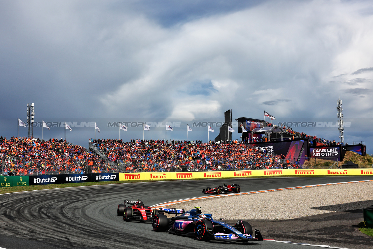 GP OLANDA, Pierre Gasly (FRA) Alpine F1 Team A523.

27.08.2023. Formula 1 World Championship, Rd 14, Dutch Grand Prix, Zandvoort, Netherlands, Gara Day.

- www.xpbimages.com, EMail: requests@xpbimages.com © Copyright: Charniaux / XPB Images