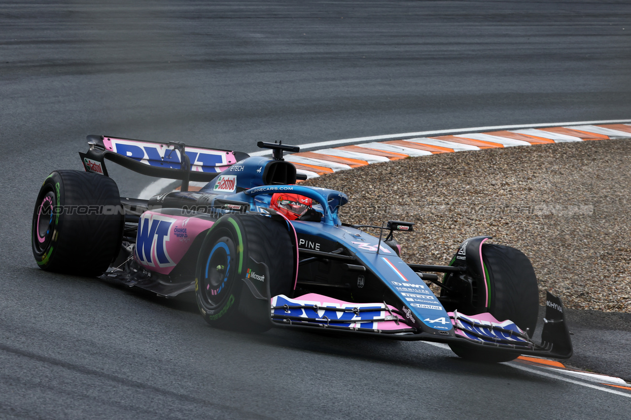 GP OLANDA, Esteban Ocon (FRA) Alpine F1 Team A523.

27.08.2023. Formula 1 World Championship, Rd 14, Dutch Grand Prix, Zandvoort, Netherlands, Gara Day.

- www.xpbimages.com, EMail: requests@xpbimages.com © Copyright: Charniaux / XPB Images
