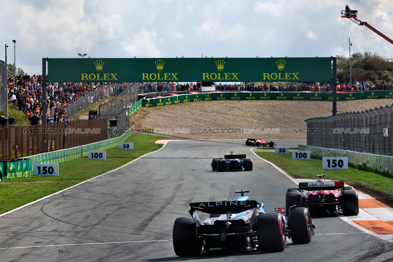 GP OLANDA, Esteban Ocon (FRA) Alpine F1 Team A523.

27.08.2023. Formula 1 World Championship, Rd 14, Dutch Grand Prix, Zandvoort, Netherlands, Gara Day.

- www.xpbimages.com, EMail: requests@xpbimages.com © Copyright: Charniaux / XPB Images