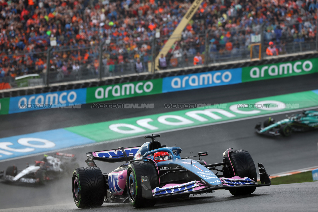 GP OLANDA, Esteban Ocon (FRA) Alpine F1 Team A523.

27.08.2023. Formula 1 World Championship, Rd 14, Dutch Grand Prix, Zandvoort, Netherlands, Gara Day.

 - www.xpbimages.com, EMail: requests@xpbimages.com © Copyright: Staley / XPB Images