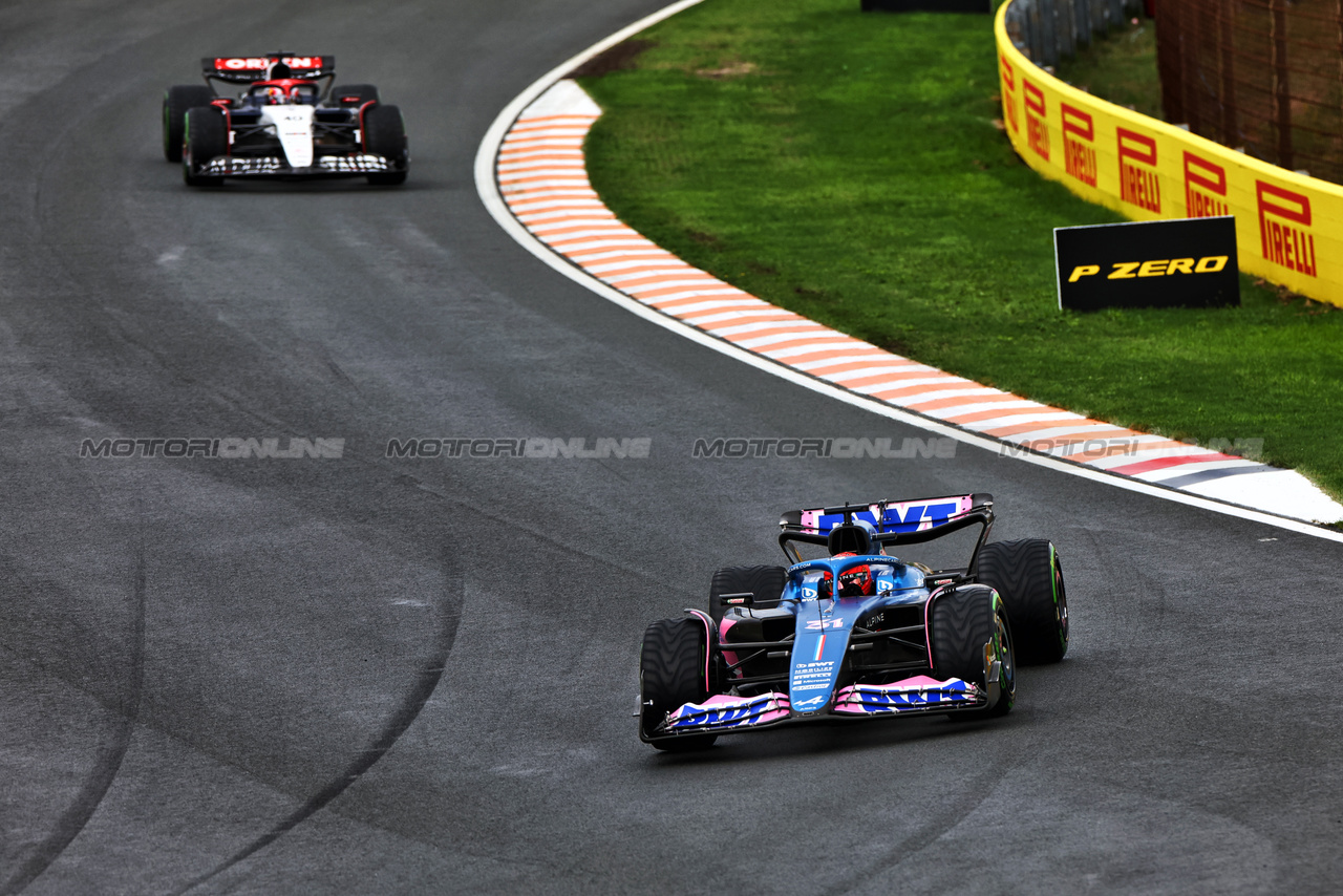 GP OLANDA, Esteban Ocon (FRA) Alpine F1 Team A523.

27.08.2023. Formula 1 World Championship, Rd 14, Dutch Grand Prix, Zandvoort, Netherlands, Gara Day.

 - www.xpbimages.com, EMail: requests@xpbimages.com © Copyright: Staley / XPB Images
